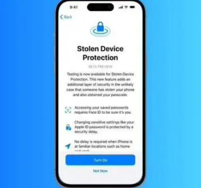 浦城苹果授权维修店分享被盗设备保护功能开启方法 