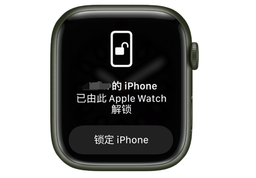 浦城苹果手机维修分享用 AppleWatch 解锁配备面容 ID 的 iPhone方法 