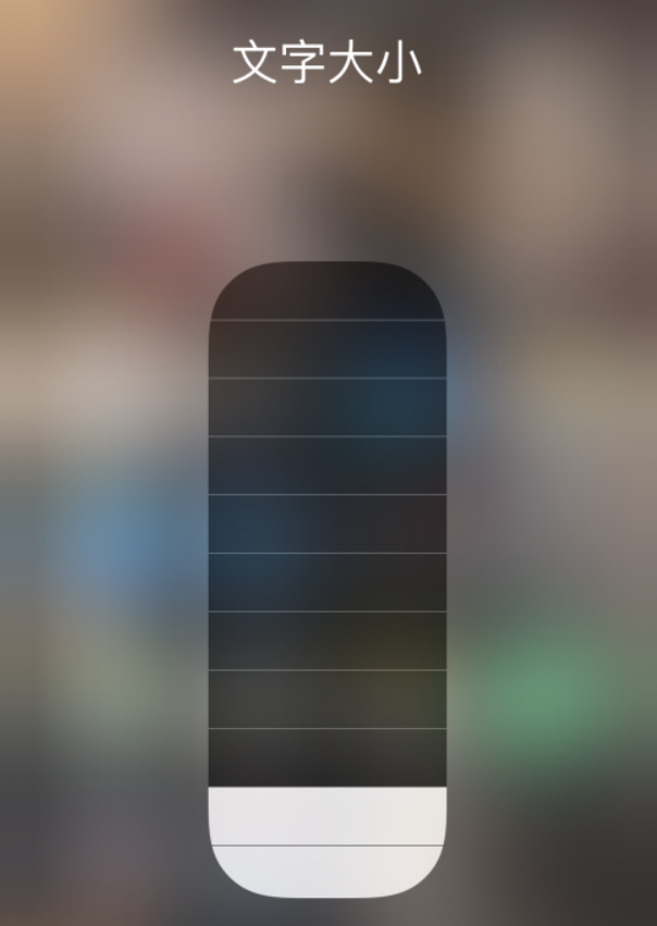 浦城苹果手机维修分享小技巧：在 iPhone 控制中心快速调节字体大小 